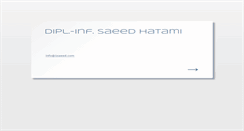 Desktop Screenshot of 1saeed.com